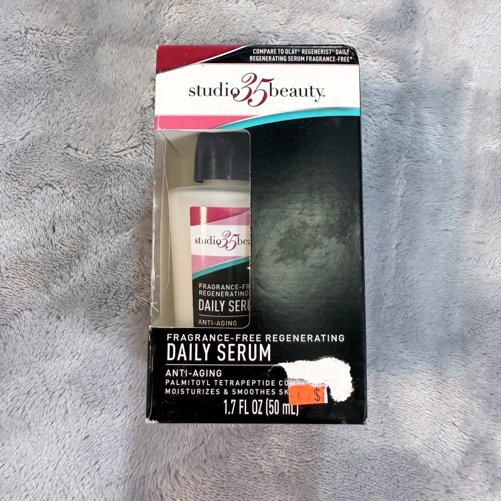 Studio‎ 35 Beauty Fragrance-Free Regenerating Daily Serum Anti-Aging 1.7oz 50ml